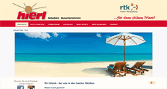 Desktop Screenshot of hierl-reisen.de